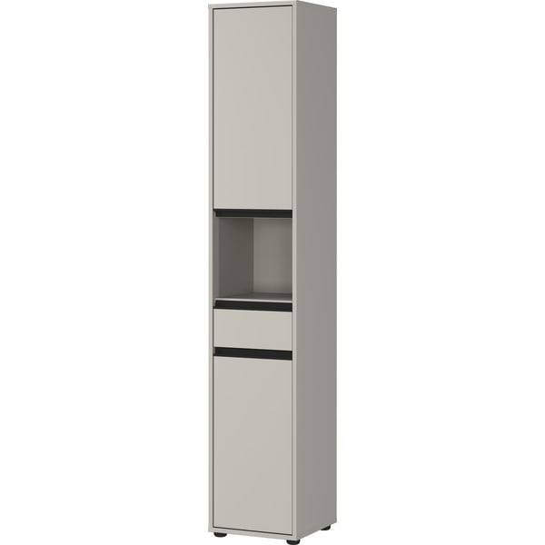 Mobile bagno grigio alto e stretto 33x181 cm Lemont - Germania-image-2