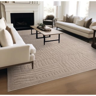 Tappeto beige 200x290 cm Valley - Asiatic Carpets