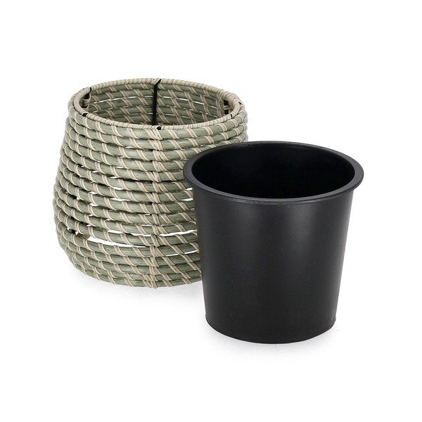 Set di vasi per fiori in plastica/in rattan artificiale 3 pz ø 45 cm Thanh – Bizzotto-image-2
