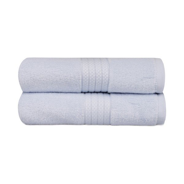 Set di 2 asciugamani da bagno blu Mira, 90 x 50 cm - Unknown-image-3