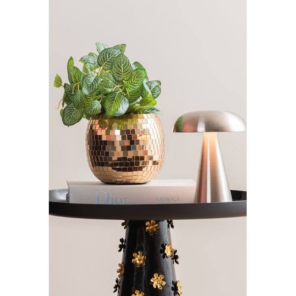 Lampada da tavolo a LED dimmerabile in oro con paralume in metallo (altezza 20,5 cm) Rachel - Leitmotiv-image-3