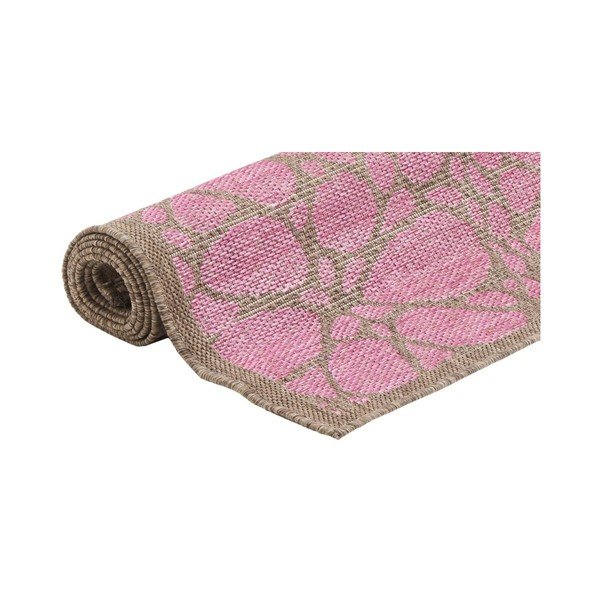Tappeto rosa per esterni , 135 x 190 cm Fiore - Floorita-image-2