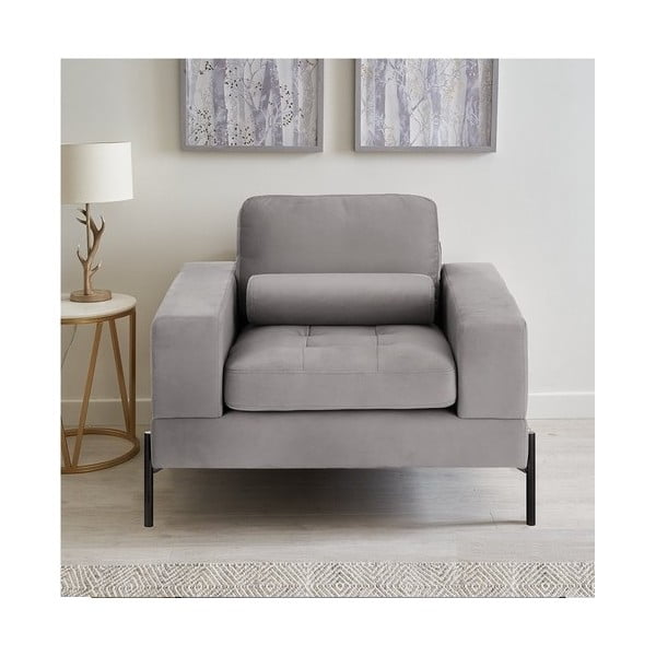 Poltrona grigio chiaro Versailles – Ropez-image-1