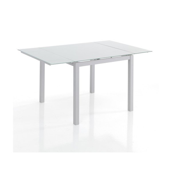 Tavolo da pranzo pieghevole con piano in vetro 90x90 cm New Daily - Tomasucci-image-2
