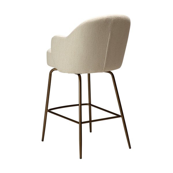 Sgabello da bar beige girevole (altezza della seduta 70 cm) Bae – DAN-FORM Denmark-image-4