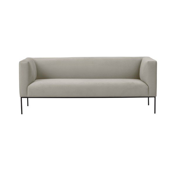 Divano in velluto beige, 195 cm Neptune - Windsor & Co Sofas