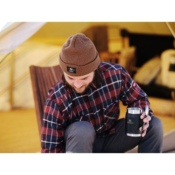 Borraccia termica nera in acciaio inox 400 ml Legendary Classic Black – Stanley-image-3