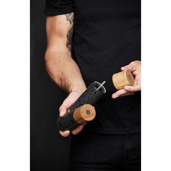 Set macina pepe e sale nero in ceramica 2 pz Gastro Black – Bitz-image-2