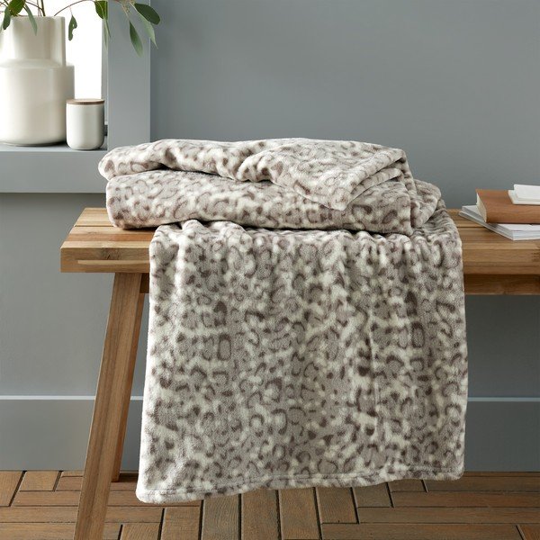 Coperta 130x170 cm Leopard - Catherine Lansfield-image-1