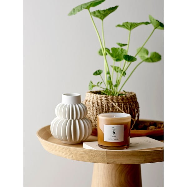 Vaso in gres bianco - Bloomingville-image-1