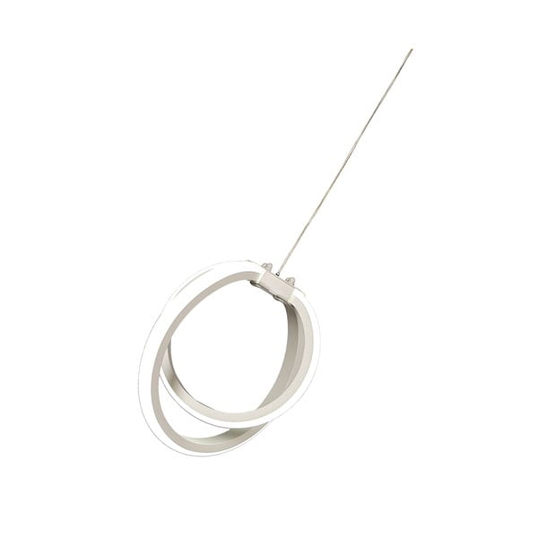 Lampadario LED bianco in metallo ø 25 cm Sezen – Squid Lighting-image-3