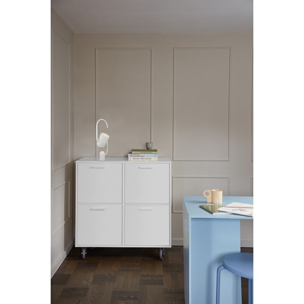 Cassettiera bassa bianca 89x82 cm Keep by Hammel - Hammel Furniture-image-1