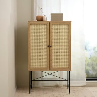 Mobile effetto rovere colore naturale 80x135 cm Pensacola - Unique Furniture