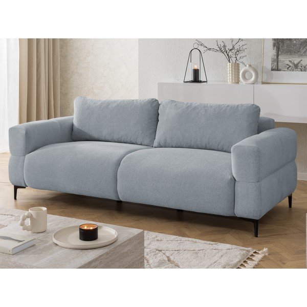 Divano blu polveroso 217 cm Helio – Ropez-image-1