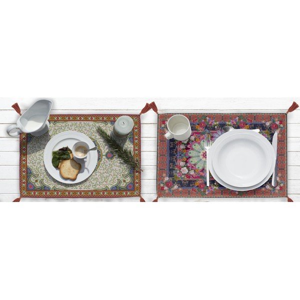Set di 2 tovagliette, 45 x 30 cm Mandalas - Madre Selva-image-1