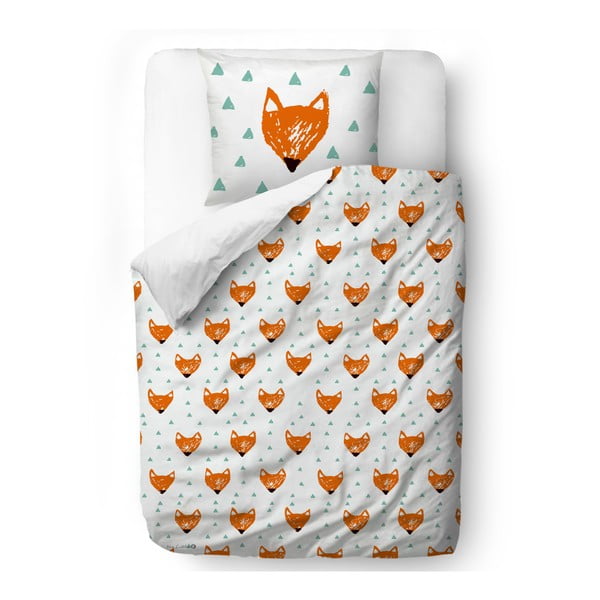 Biancheria da letto per bambini in cotone, 100 x 130 cm Orange Heads - Butter Kings