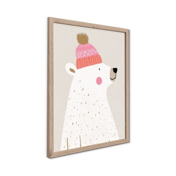 Quadro da bambini 30x40 cm White Bear – Styler-image-4