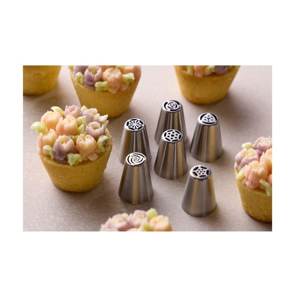 Set di beccucci per la decorazione 7 pz Flower - Blomsterbergs-image-2