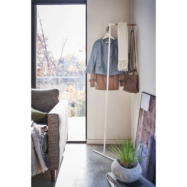 Appendiabiti bianco in metallo Tower - YAMAZAKI-image-1