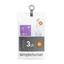 Sacchi per rifiuti 60 pezzi 35 l H - simplehuman