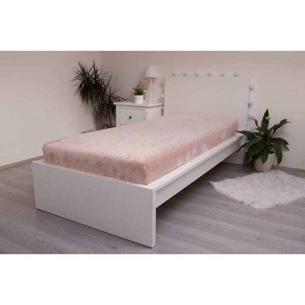 Lenzuolo in microflanella elasticizzata marrone 180x200 cm - Jerry Fabrics-image-2