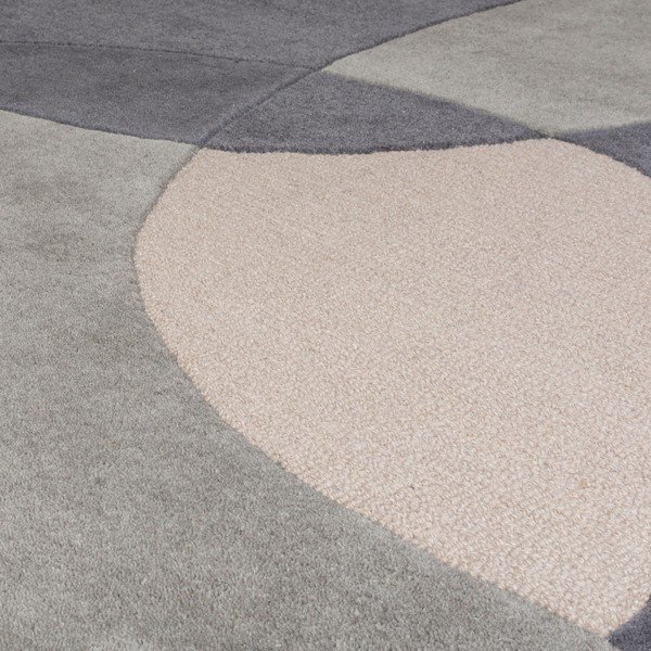 Tappeto in lana grigio 120x170 cm Glow - Flair Rugs-image-4
