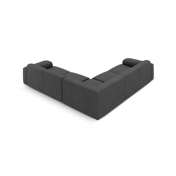 Divano angolare grigio scuro (angolo variabile / a L) Molino - Micadoni Home-image-2