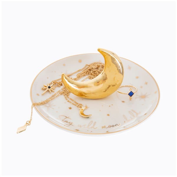Piattino portagioie in porcellana Celestial – Sass & Belle-image-1