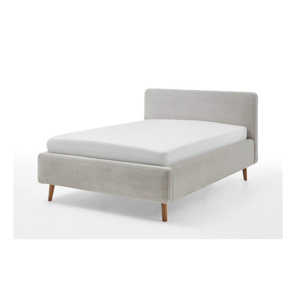 Letto singolo imbottito beige rete non inclusa 120x200 cm Mattis – Meise Möbel | Letti singoli