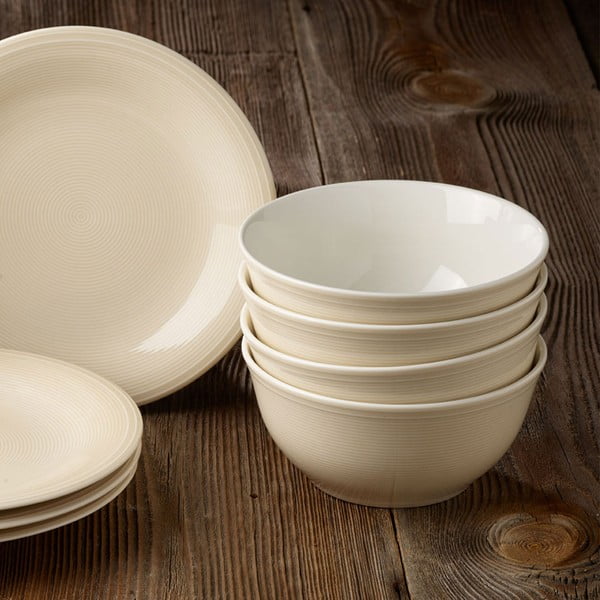 Ciotola in porcellana bianca e beige Villeroy & Boch , 750 ml Like Color Loop - like | Villeroy & Boch-image-4