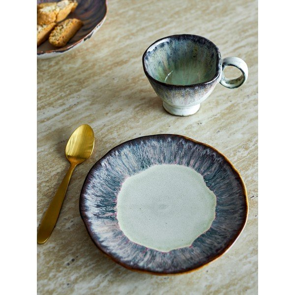 Piatto da dolce beige in gres ø 16,5 cm Imogen – Bloomingville-image-1