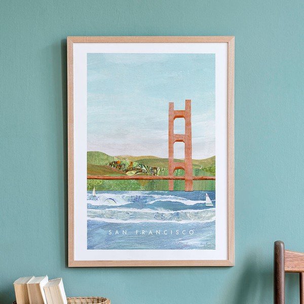 Poster II, 30 x 40 cm San Francisco - Travelposter-image-2