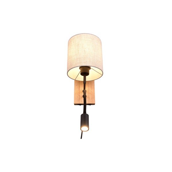 Lampada da parete in colore beige-naturale ø 18 cm Nilam - Trio-image-4