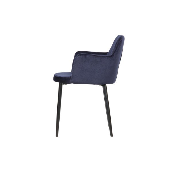 Sedia da pranzo blu scuro Tatum - WOOOD-image-1