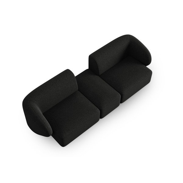 Divano nero 239 cm Shane - Micadoni Home-image-3