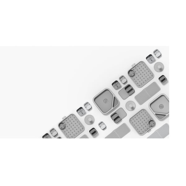 Scaffale in plastica grigia per detersivi Duo - Joseph Joseph-image-4