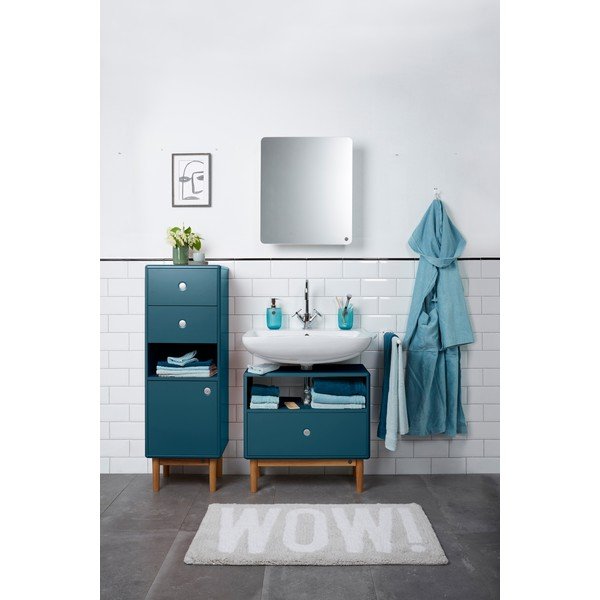 Mobile bagno sospeso con specchio color petrolio 50x58 cm Color Bath - Tom Tailor-image-1