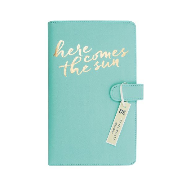 Světle zelená cestovní peněženka Busy B New Fashion