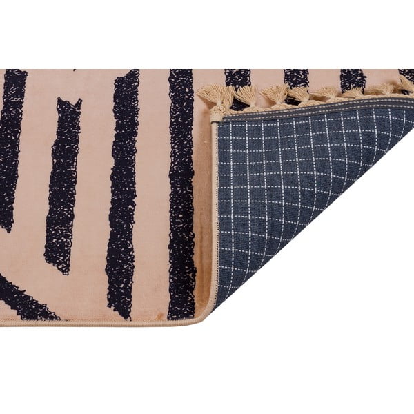 Tappeto lavabile beige 150x80 cm - Vitaus-image-2