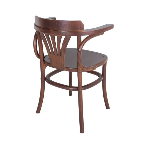 Sedia da pranzo marrone in legno di olmo Montmartre - Antic Line-image-1