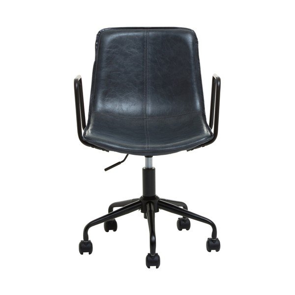 Sedia da ufficio grigio scuro in similpelle Branson – Premier Housewares-image-2