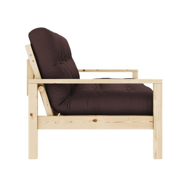 Divano letto marrone scuro 205 cm Knob - Karup Design-image-4