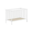 Lettino in legno di pino bianco 60x120 cm DINO - Vipack