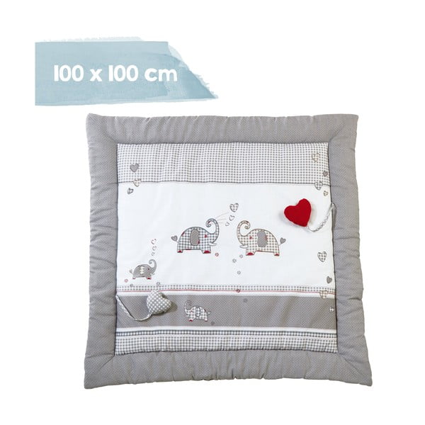 Palestrina per bambini bianca/grigia 100x100 cm Jumbo twins – Roba-image-1