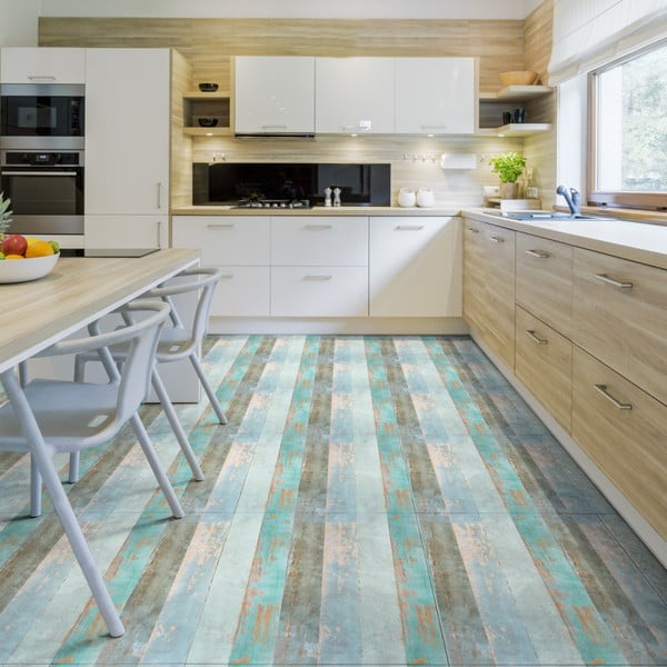 Adesivo per pavimenti Adesivo per pavimenti in parquet , 90 x 60 cm Côte d'Opale - Ambiance-image-1