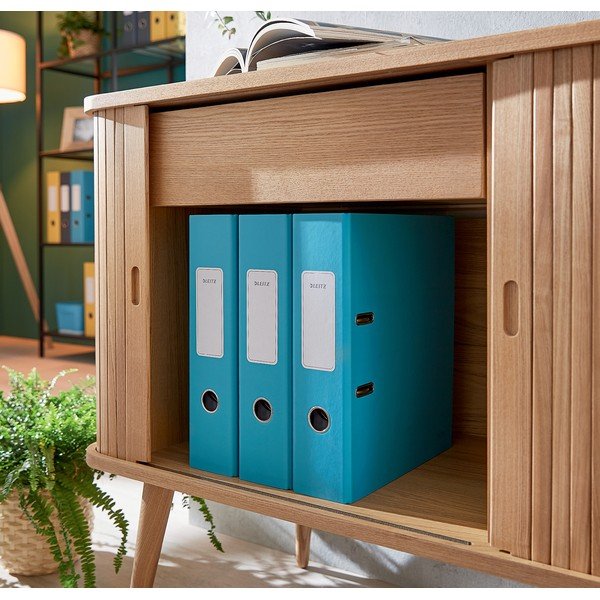 Cartella a leva blu con superficie morbida, A4 Cosy - Leitz-image-3