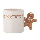 Tazza color crema in gres a tema natalizio 350 ml Ginnie – Bloomingville