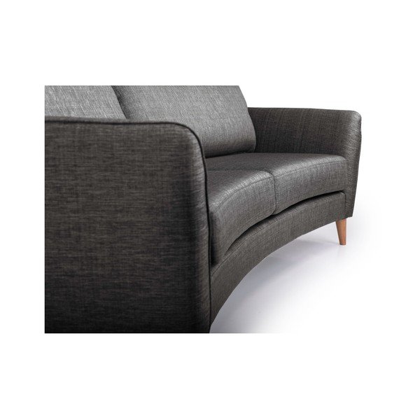 Divano grigio scuro 245 cm Paris - Scandic-image-4