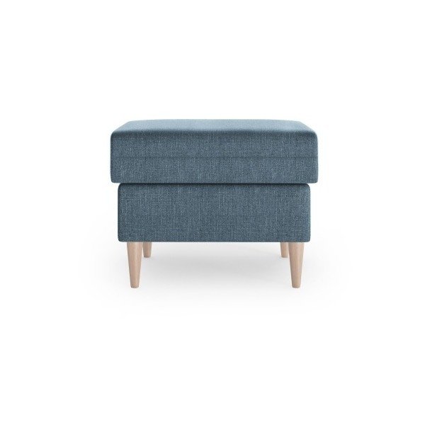 Pouf blu Aubrieta, 60 x 45 cm - Mazzini Sofas-image-2