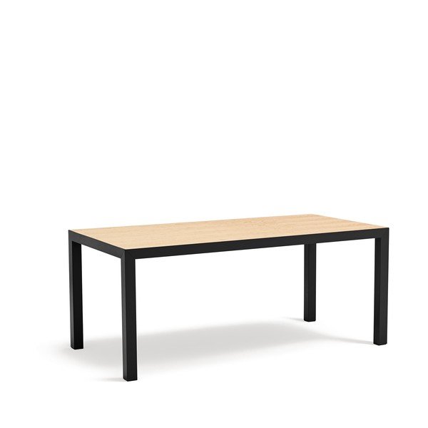 Tavolo da pranzo con piano in rovere massiccio 75x180 cm Alma – Teulat-image-2